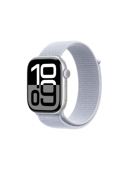 Սմարթ ժամացույց APPLE WATCH SERIES 10 46MM SILVER ALUMINIUM BLUE CLOUD SPORT LOOP (A2999) (MWWN3QI/A)