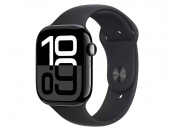 Սմարթ ժամացույց APPLE WATCH SERIES 10 46MM JET BLACK ALUMINIUM BLACK SPORT BAND (A2999) (MWWQ3QI/A)