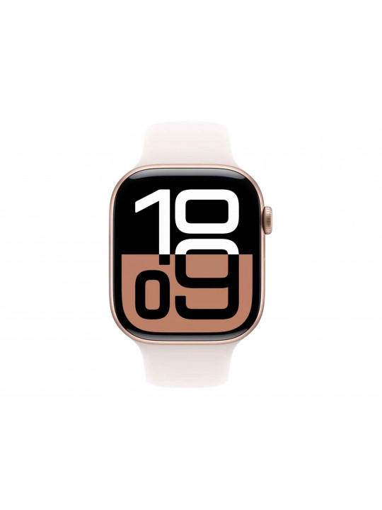 Смарт-часы APPLE WATCH SERIES 10 46MM ROSE GOLD ALUMINIUM LIGHT BLUSH SPORT BAND (A2999) (MWWU3QI/A)