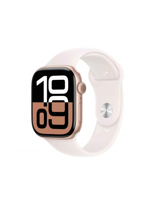 Смарт-часы APPLE WATCH SERIES 10 46MM ROSE GOLD ALUMINIUM LIGHT BLUSH SPORT BAND (A2999) (MWWU3QI/A)