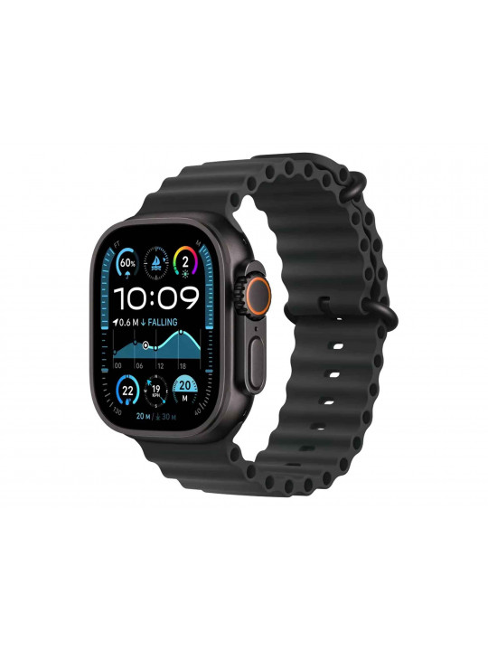 Smart watch APPLE WATCH ULTRA 2 GPS+CELLUAR 49MM BLACK TITANIUM BLACK OCEAN BAND (A2986) (MX4P3RB/A)