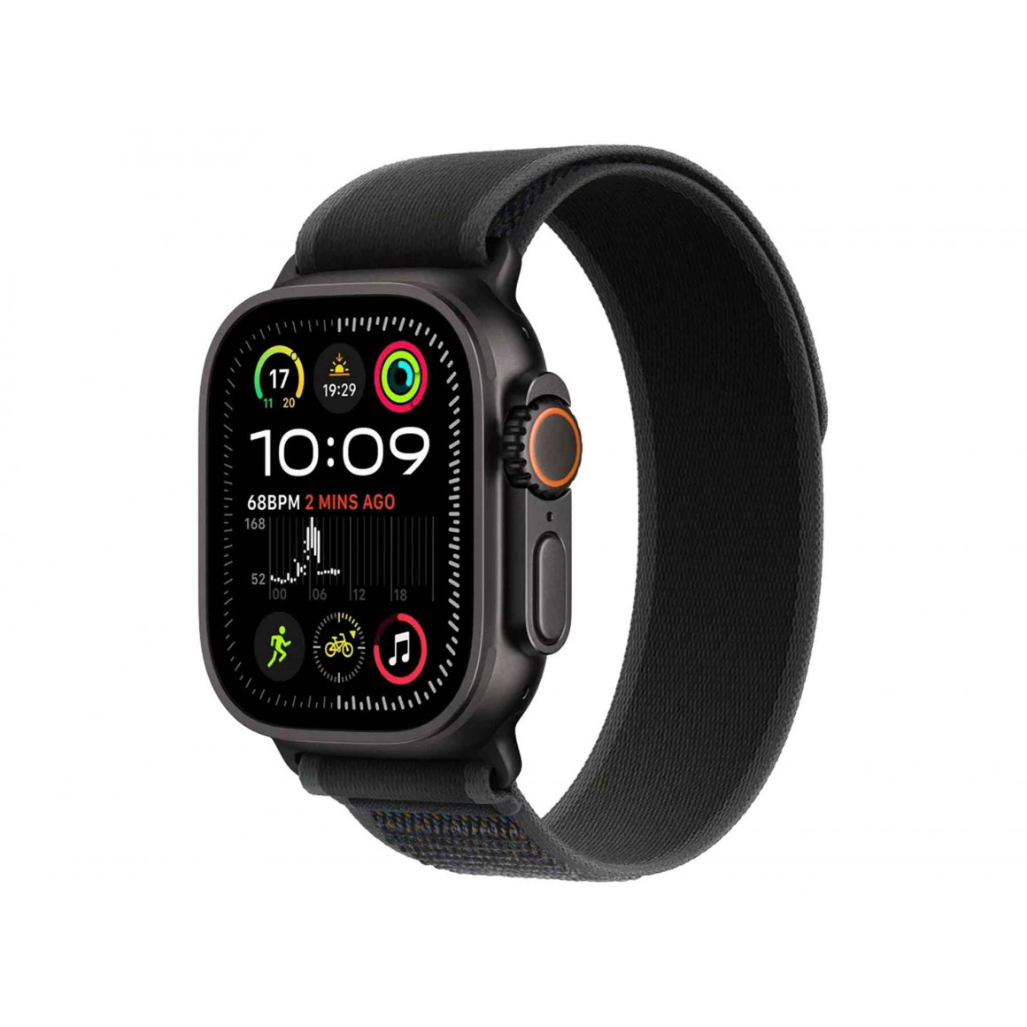 Սմարթ ժամացույց APPLE WATCH ULTRA 2 GPS+CELLUAR 49MM BLACK TITANIUM BLACK TRAIL LOOP (A2986) (MX4V3RB/A)