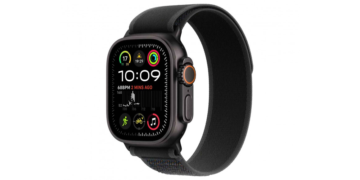 Սմարթ ժամացույց APPLE WATCH ULTRA 2 GPS+CELLUAR 49MM BLACK TITANIUM BLACK TRAIL LOOP (A2986) (MX4V3RB/A)