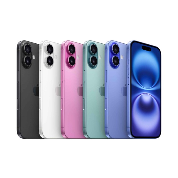 Смартфон APPLE iPhone 16 128GB (Black) (A3287) (MYE73HX/A)