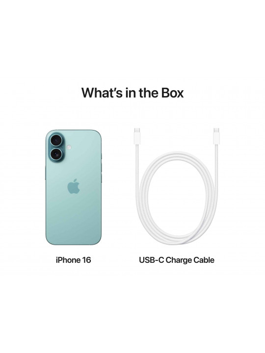 Սմարթ հեռախոս APPLE iPhone 16 256GB (Teal) (A3287) (MYEJ3HX/A)