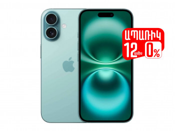 Smart phone APPLE iPhone 16 128GB (Teal) (A3287) (MYED3HX/A)