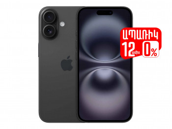 Սմարթ հեռախոս APPLE iPhone 16 256GB (Black) (A3287) (MYEE3HX/A)
