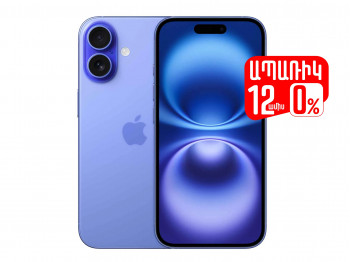 Smart phone APPLE iPhone 16 256GB (Ultramarine) (A3287) (MYEH3HX/A)