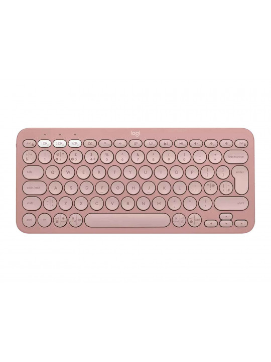 Keyboard LOGITECH K380s Pebble Keys 2 (Rose) (L920-011853)