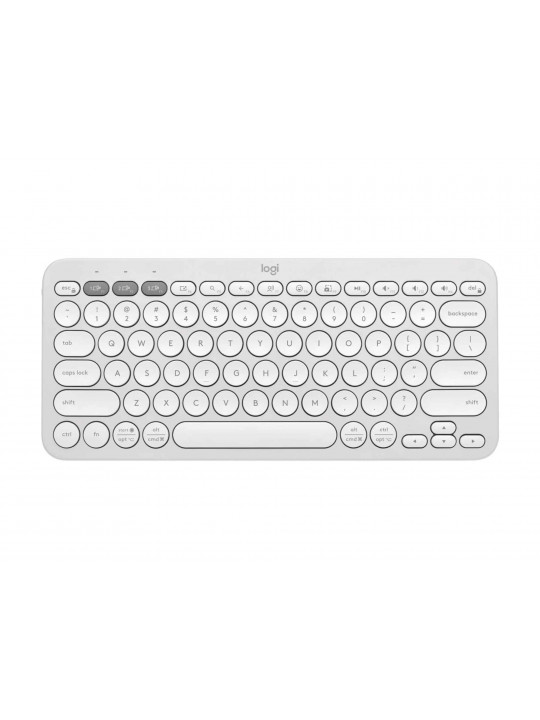 Keyboard LOGITECH K380s Pebble Keys 2 (White) (L920-011852)