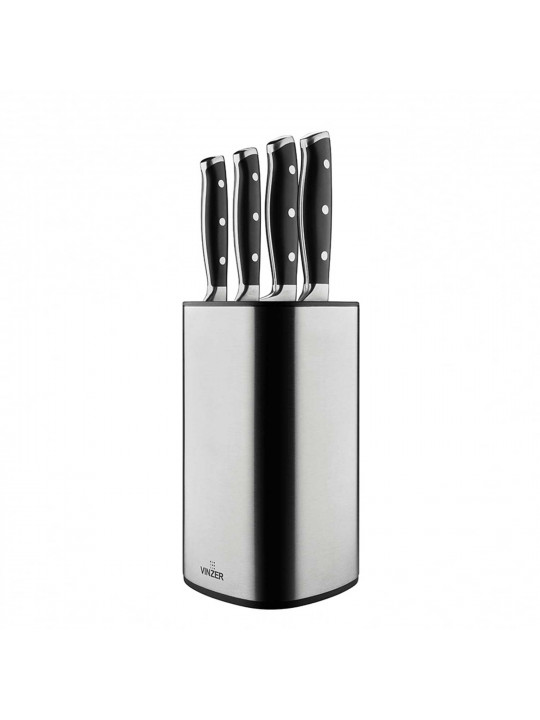 Knives and accessories VINZER 50114 CLASSIC SET 5PC W/STEEL STAND 