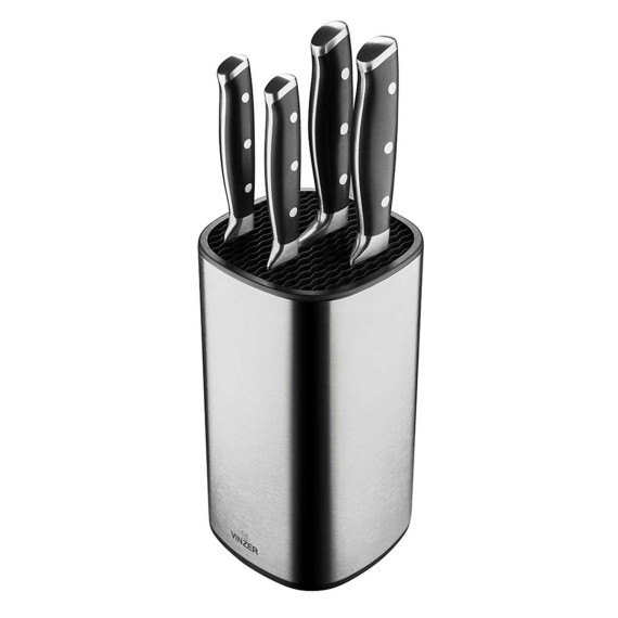 Ножи и аксессуары VINZER 50114 CLASSIC SET 5PC W/STEEL STAND 