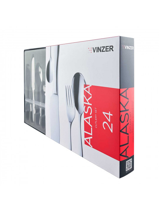 Набор столовых приборов VINZER 50106 ALSKA 24PC SET 