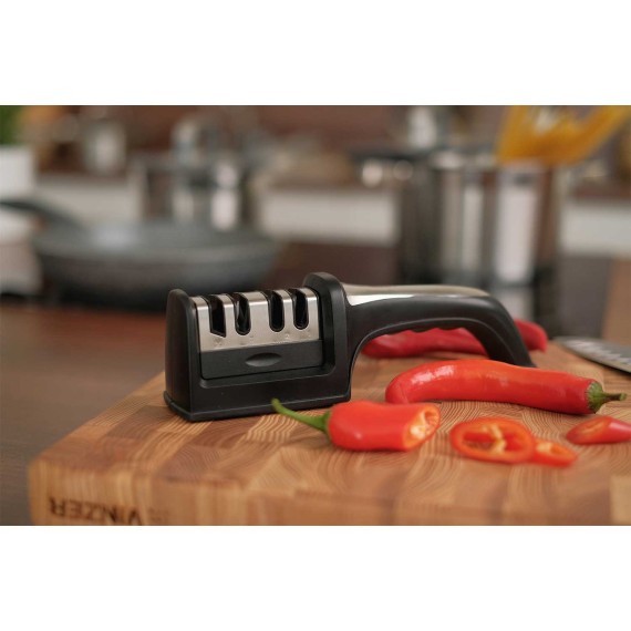Ножи и аксессуары VINZER 50306 SHARPENER 4in1 
