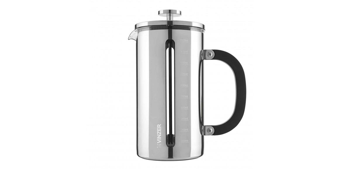 Թեյնիկներ/թեյի թրմիչներ VINZER 50369 S. STEEL TEA POT 1L 