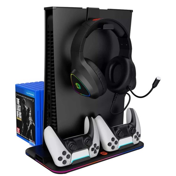Охлаждающие подставки CANYON CS-PS5 PS and joysticks charger stand (Black) (CND-CSPS5B)