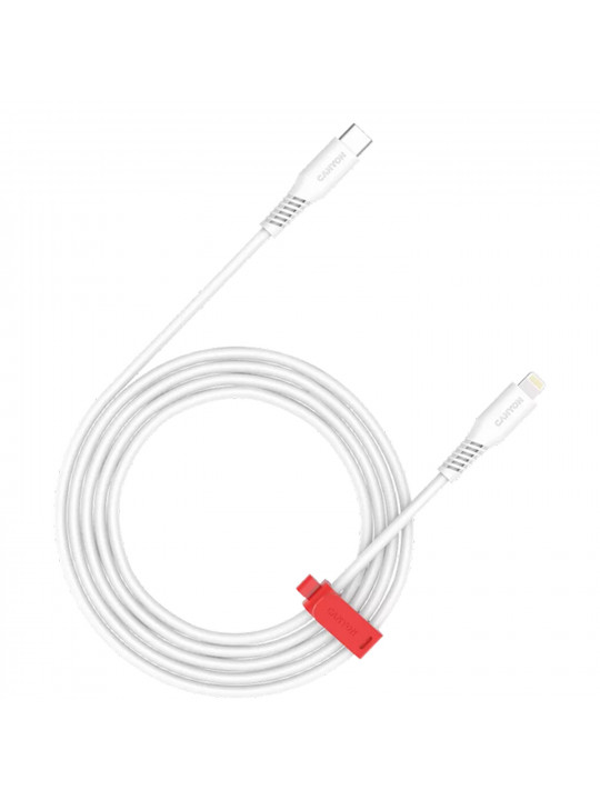 Մալուխ CANYON Type-C to Lightning 30W 2m (White) (CNS-CLN30SC20W)