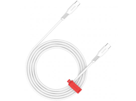 Մալուխ CANYON Type-C to Type-C 100W 1.2m (White) (CNS-CC100SC12W)
