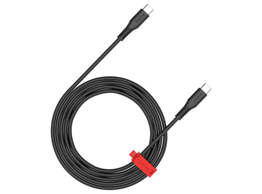 Кабель CANYON Type-C to Type-C 60W 1.2m (Black) (CNS-CC60SC12B)