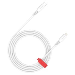 Cable CANYON Type-C to Lightning 30W 1.2m (White) (CNS-CLN30SC12W)