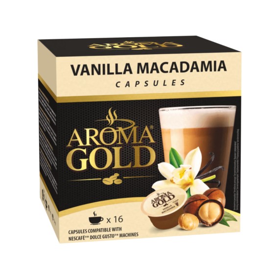 Կապսուլային սուրճ AROMA GOLD VANILLA MACADAMIA (16)