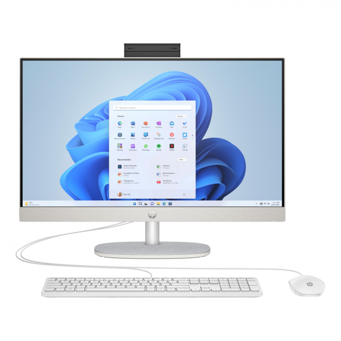 Моноблоки HP 24-CR1006CI (U5-125U) 23.8 16GB 512GB (Shell White) (A16KREA)