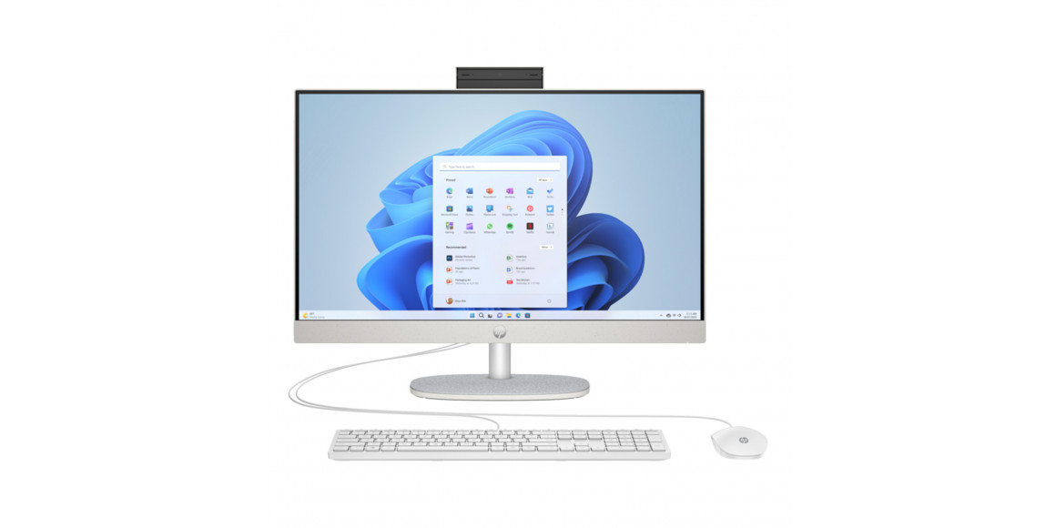 Comp all in one HP 24-CR1006CI (U5-125U) 23.8 16GB 512GB (Shell White) (A16KREA)
