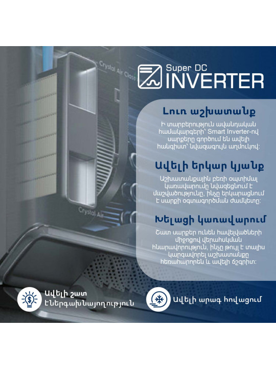 Օդորակիչ ELECTROLUX Enterprise Super DC EACS/I-24HEN-BLACK/N8 