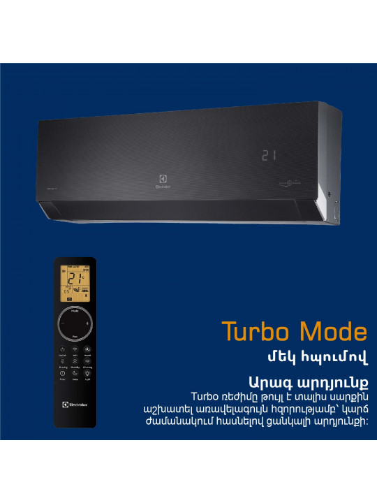 Օդորակիչ ELECTROLUX Enterprise Super DC EACS/I-24HEN-BLACK/N8 
