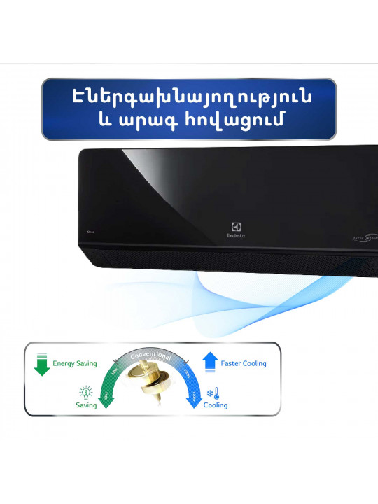 Օդորակիչ ELECTROLUX Onix Super DC EACS/I-18HIX-BLACK/N8 