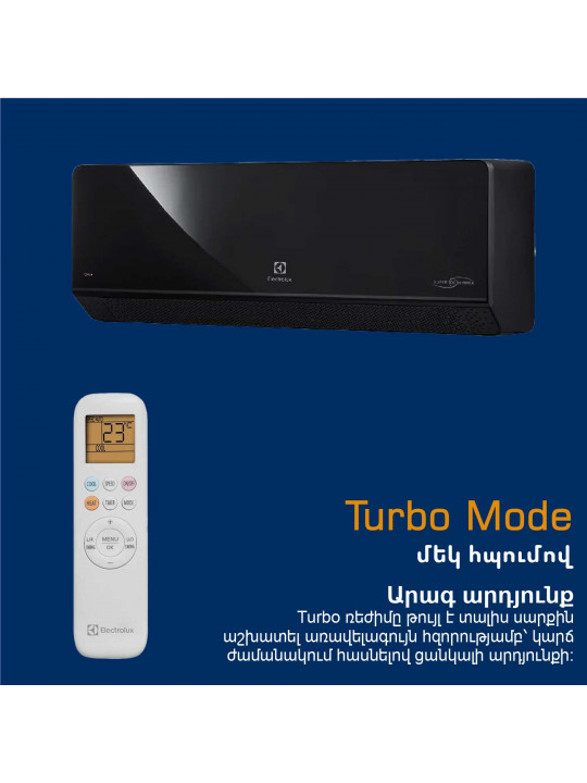 Օդորակիչ ELECTROLUX Onix Super DC EACS/I-18HIX-BLACK/N8 