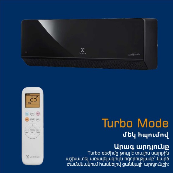 Кондиционер ELECTROLUX Onix Super DC EACS/I-18HIX-BLACK/N8 