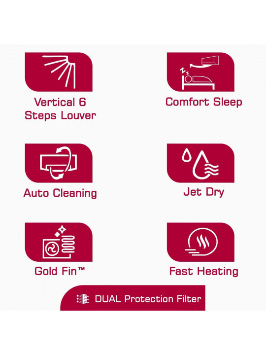 Кондиционер LG DUALCOOL I24CFH (T) 