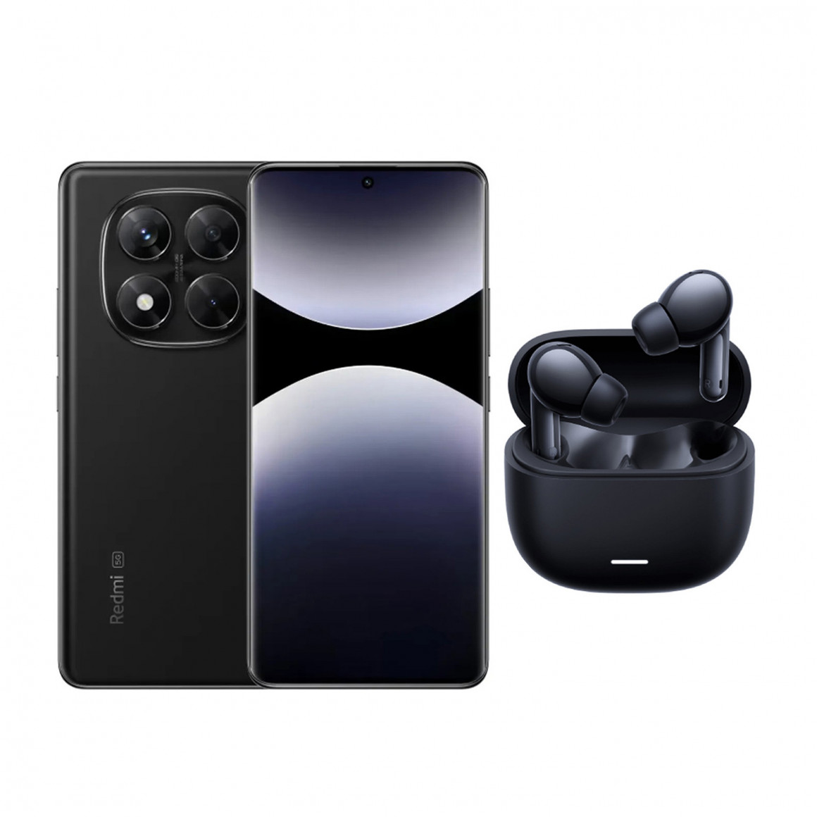 Smart phone XIAOMI REDMI NOTE 14 Pro 4G 8GB 256GB (Midnight Black)+Redmi Buds 6 Lite (24116RACCG)