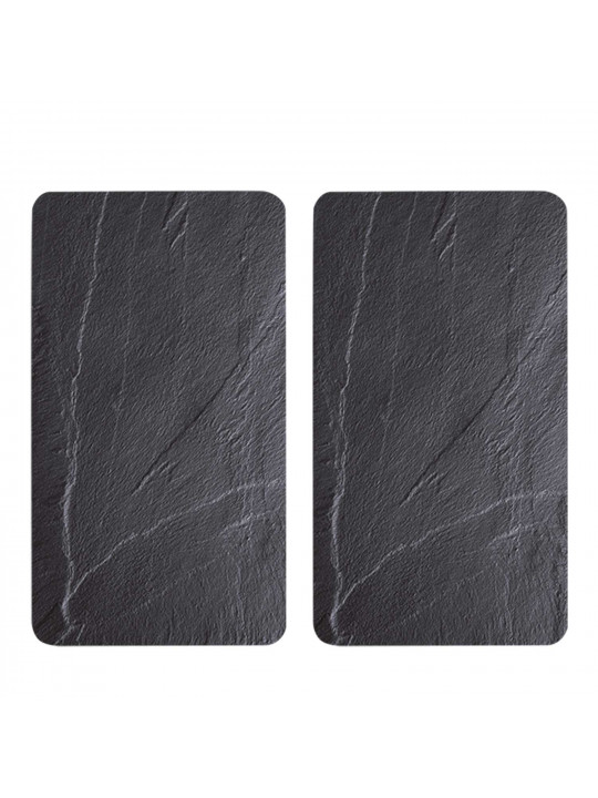 Разделочная доска KESPER 37523 SET 2PC GLASS SLATE 