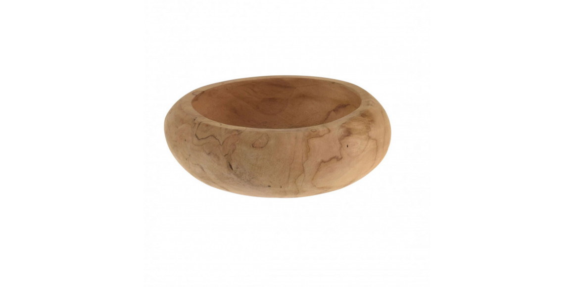 Ваза для фруктов KOOPMAN J11302510 WOOD DIA 20X5CM (157995)