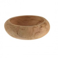Ваза для фруктов KOOPMAN J11302510 WOOD DIA 20X5CM (157995)