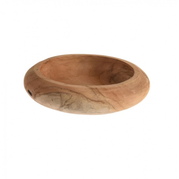 Ваза для фруктов KOOPMAN J11302520 WOOD DIA 25X5CM (158015)
