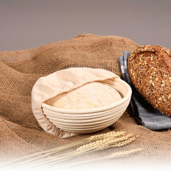 Хлебница KESPER 19630 PROOFING BASKET WITH LINING 22CM 