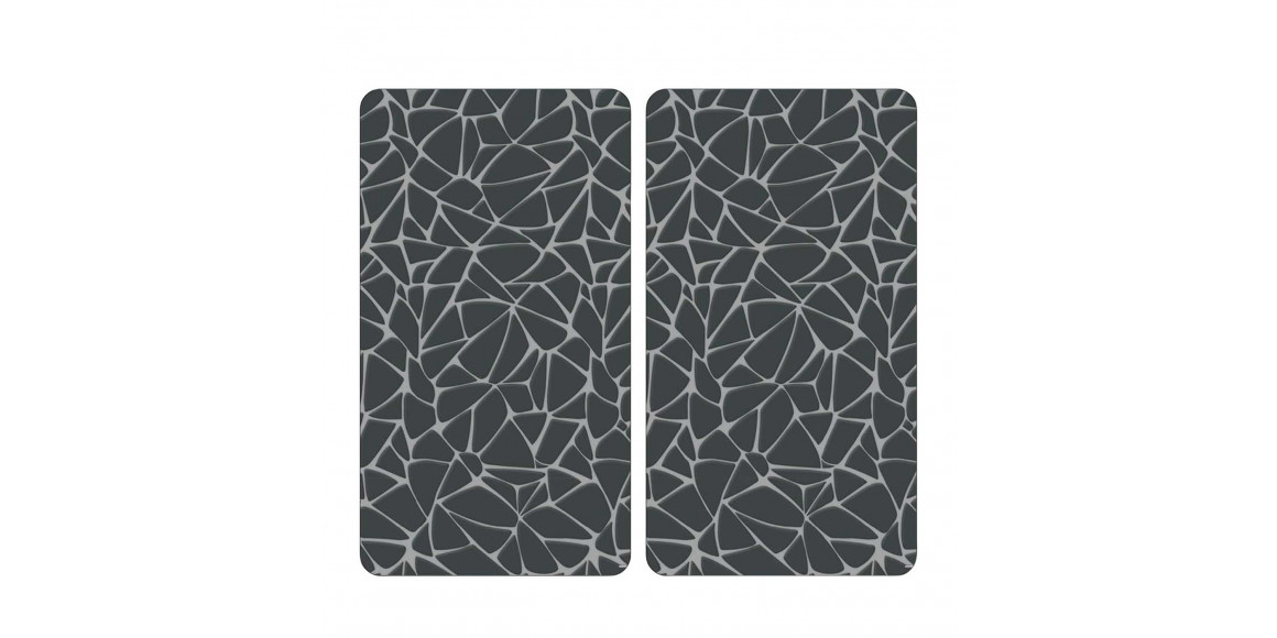 Խոհարարական տախտակ KESPER 37535 SET 2PC GLASS MOSAIK GREY 