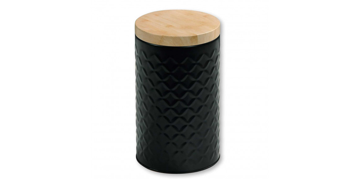 Банка KESPER 38246 METAL BLACK 11x18CM 
