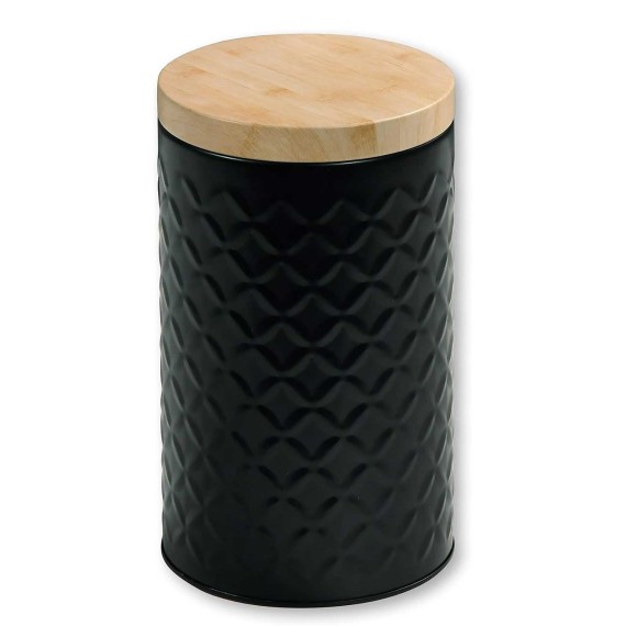 Банка KESPER 38246 METAL BLACK 11x18CM 