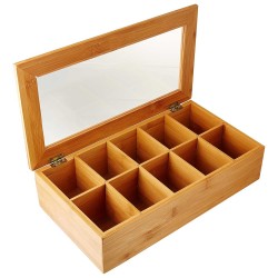 Box and baskets KESPER 58901 FOR TEA 38X20X9CM 