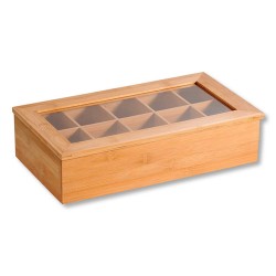 Box and baskets KESPER 58901 FOR TEA 38X20X9CM 