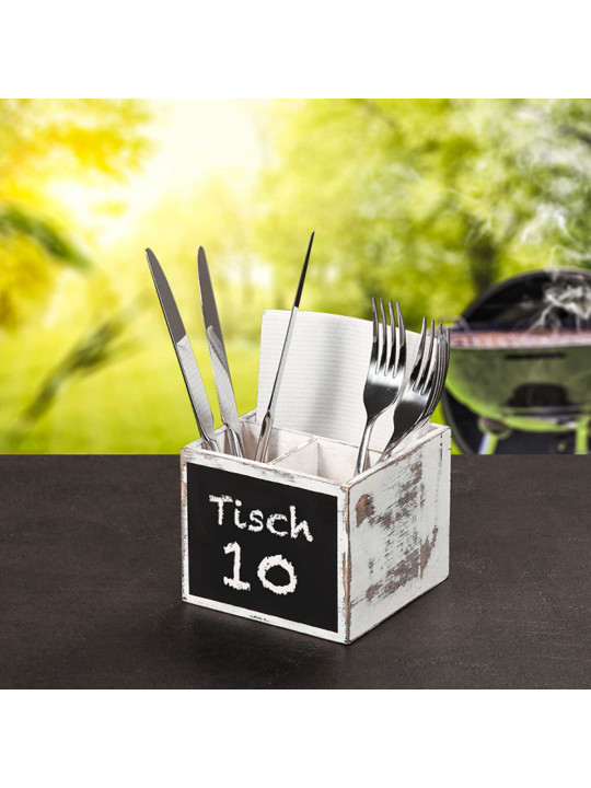 Արկղեր եվ զամբյուղներ KESPER 66277 FOR CUTLERY VINTAGE WHITE 