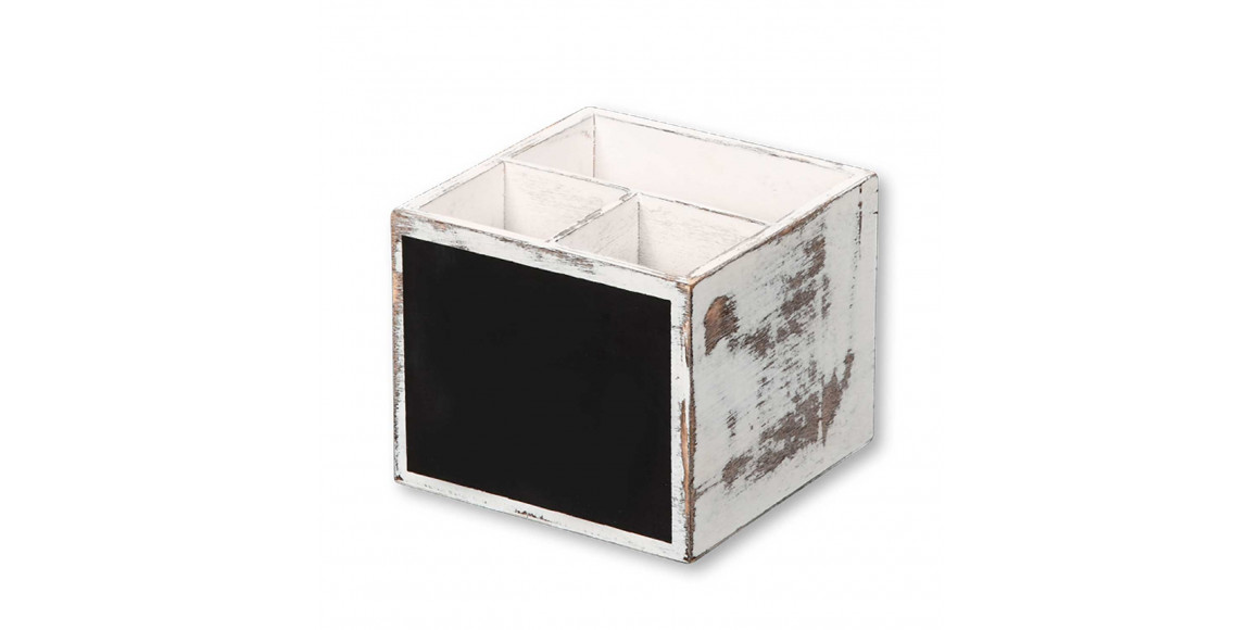 Box and baskets KESPER 66277 FOR CUTLERY VINTAGE WHITE 