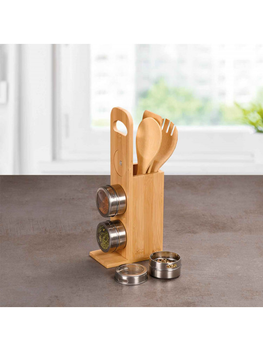 Kitchen tools set KESPER 81103 BAMBOO BOX SET 7PC 