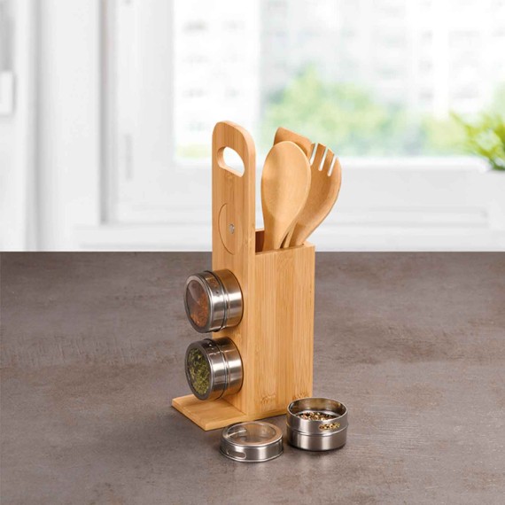 Kitchen tools set KESPER 81103 BAMBOO BOX SET 7PC 