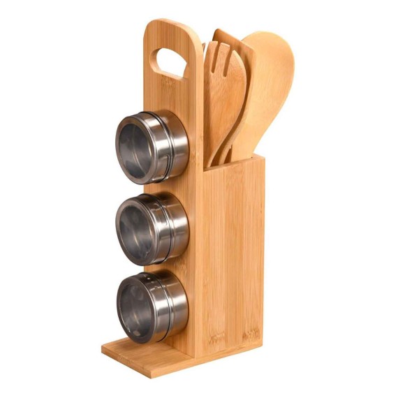 Kitchen tools set KESPER 81103 BAMBOO BOX SET 7PC 