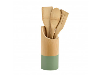 Kitchen tools set KESPER 81161 BAMBOO BOX SET 4PC GREEN 